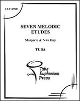 Seven Melodic Etudes Tuba P.O.D. cover